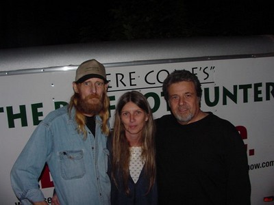 Mike Sells, his wife Sandy, and Tom Biscardi.