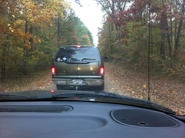 Squatchfinder and Darkwing following CompressorMike and Biggjimm into the area