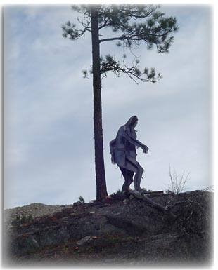 Colville Native American Statue